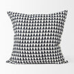 Mercana Jolie Cream w/ Black Print Linen Decorative Pillow Cover Clearance