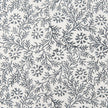Mercana Jayne Cream w/ Indigo Print Linen Lumbar Decorative Pillow Cover Clearance