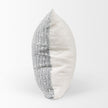 Mercana Jennelle Cream w/ Indigo Print Linen Square Decorative Pillow Cover Clearance