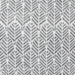 Mercana Jennelle Cream w/ Indigo Print Linen Square Decorative Pillow Cover Clearance