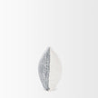 Mercana Janelle Cream w/ Indigo Print Linen Lumbar Decorative Pillow Cover Clearance