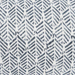 Mercana Janelle Cream w/ Indigo Print Linen Lumbar Decorative Pillow Cover Clearance