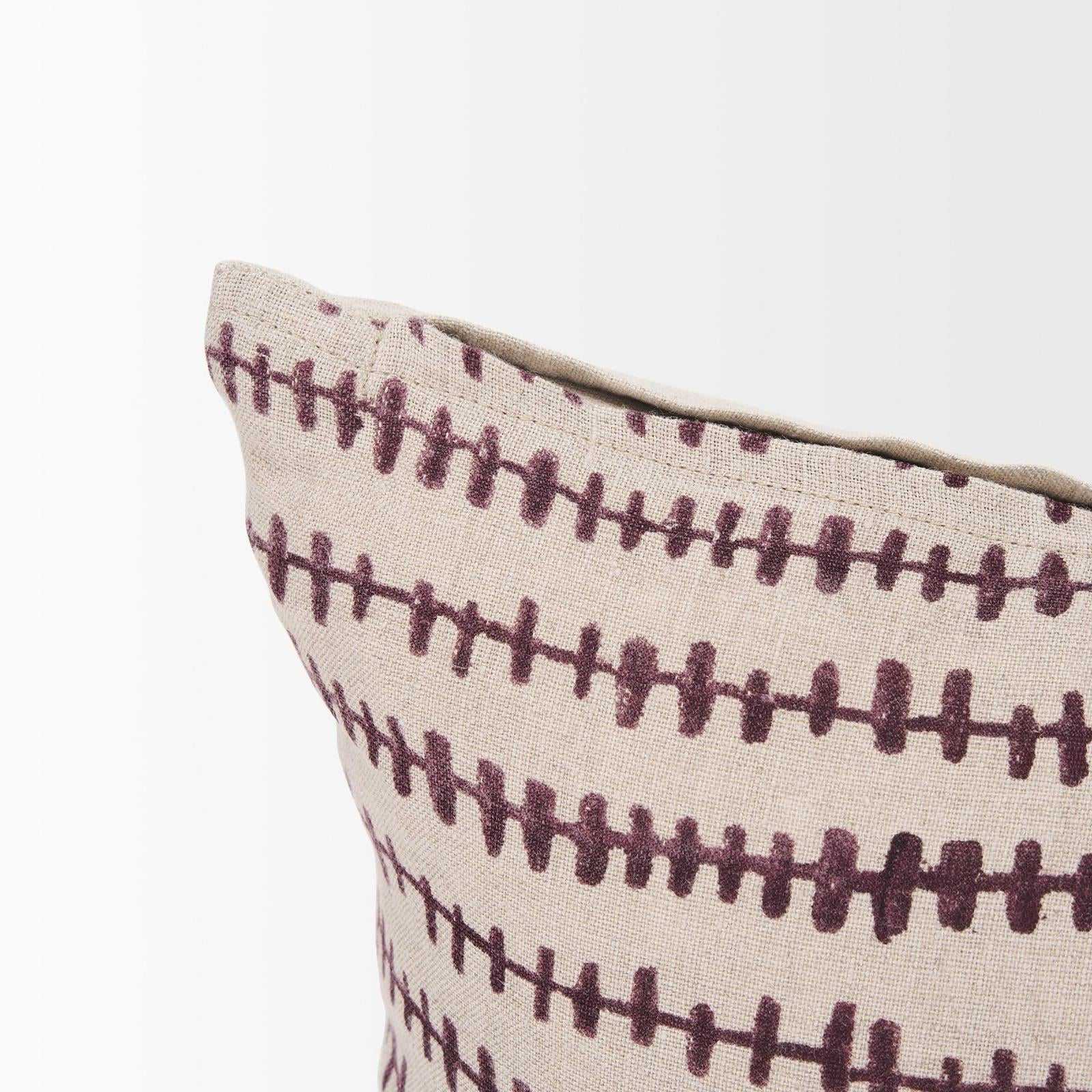 Mercana Jenna Linen Decorative Pillow Cover Clearance