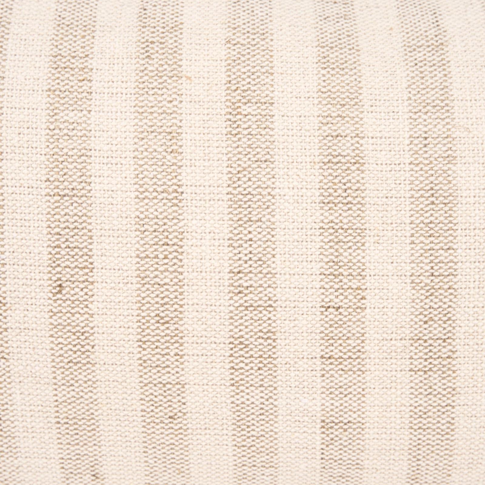 Mercana Jace Cream w/ Beige Stripe Decorative Pillow Cover Clearance