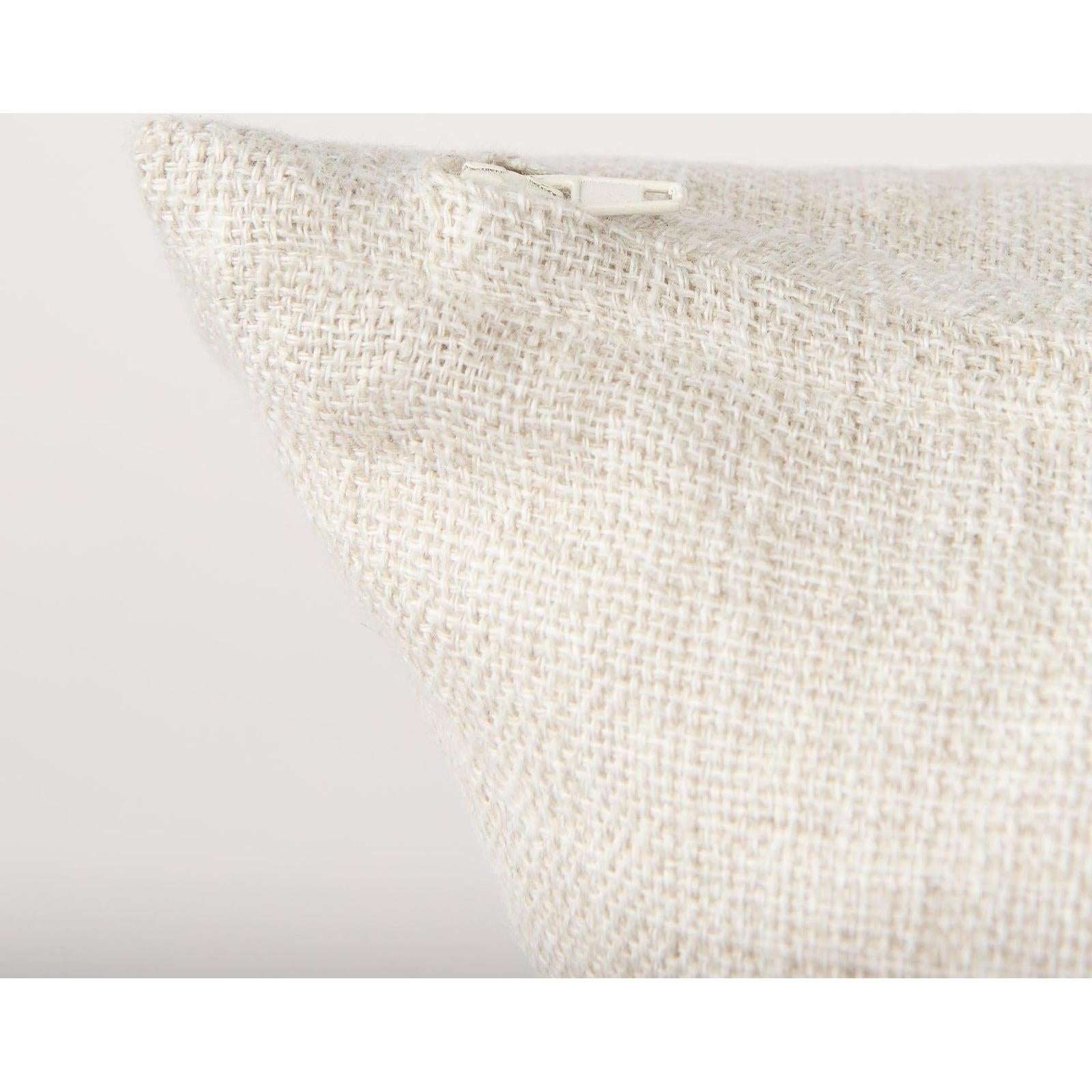 Mercana Jacklyn Linen Square Decorative Pillow Cover