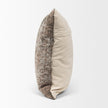 Mercana Khloe Taupe Square Pillow Cover
