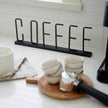 Mercana Coffee Black Metal Sign