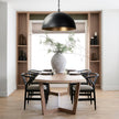 Mercana Karina Round Hammered Metal Dome Pendant Light