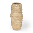 Mercana Kamli Beige Paper Mache Vase
