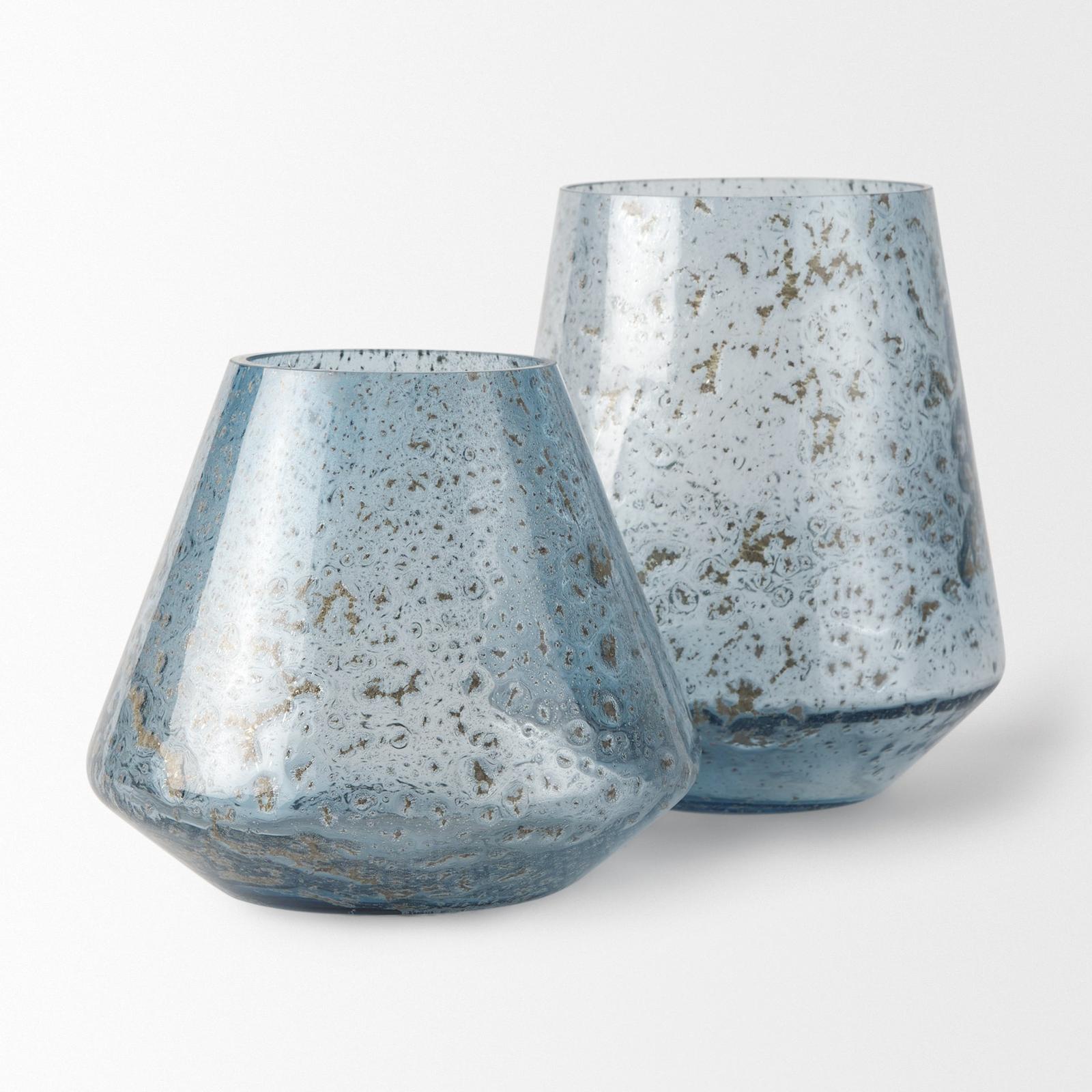 Mercana Robyn Blue Glass Vase