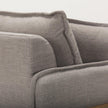 Mercana Roy Upholstered and Brown Wood Frame Arm Chair Clearance