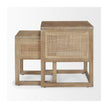 Mercana Grier Cane Nesting Accent Tables- Set of 2