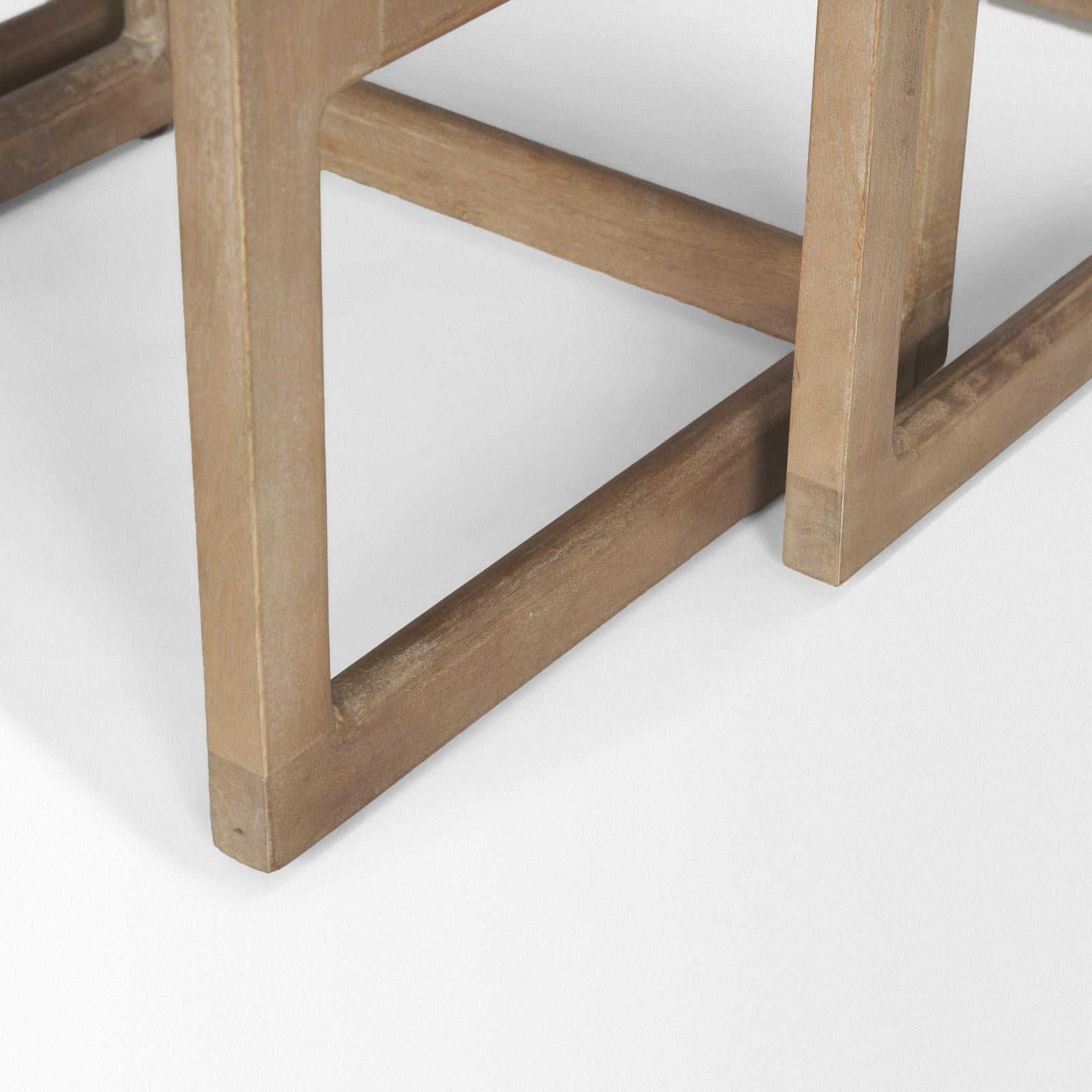 Mercana Grier Cane Nesting Accent Tables- Set of 2