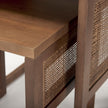 Mercana Grier Cane Nesting Accent Tables- Set of 2