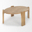 Mercana Evelyn Light Brown Oblong Coffee Table