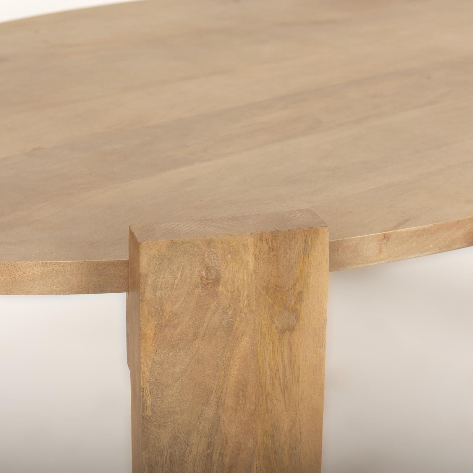 Mercana Evelyn Light Brown Oblong Coffee Table