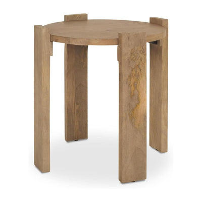 Mercana Evelyn Light Brown Round End/Side Table
