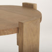 Mercana Evelyn Light Brown Round End/Side Table