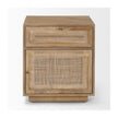 Mercana Grier Wood w/ Cane End Table