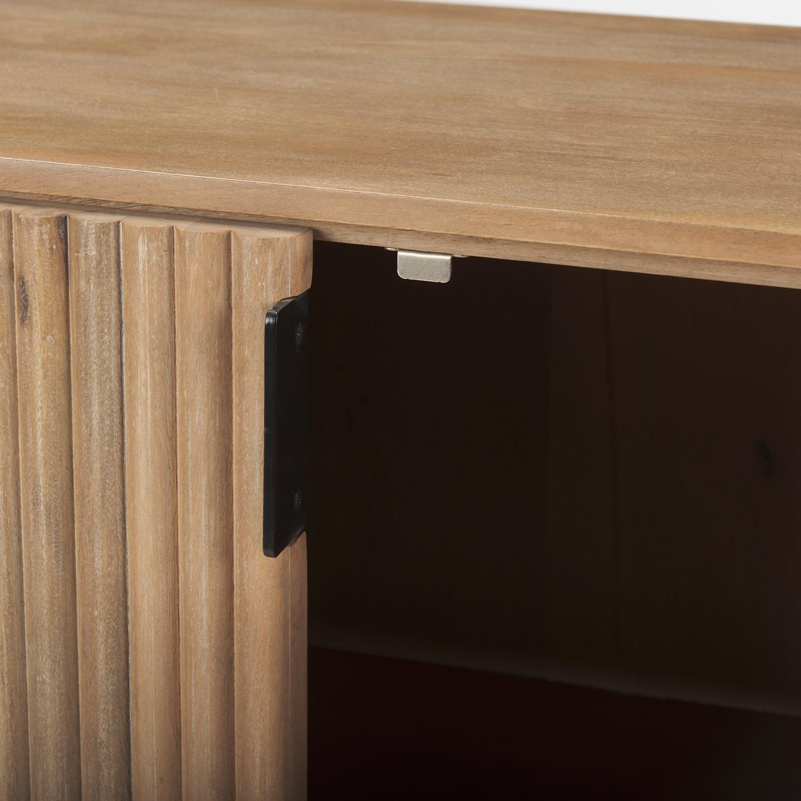 Mercana Terra Wood Fluted Sideboard