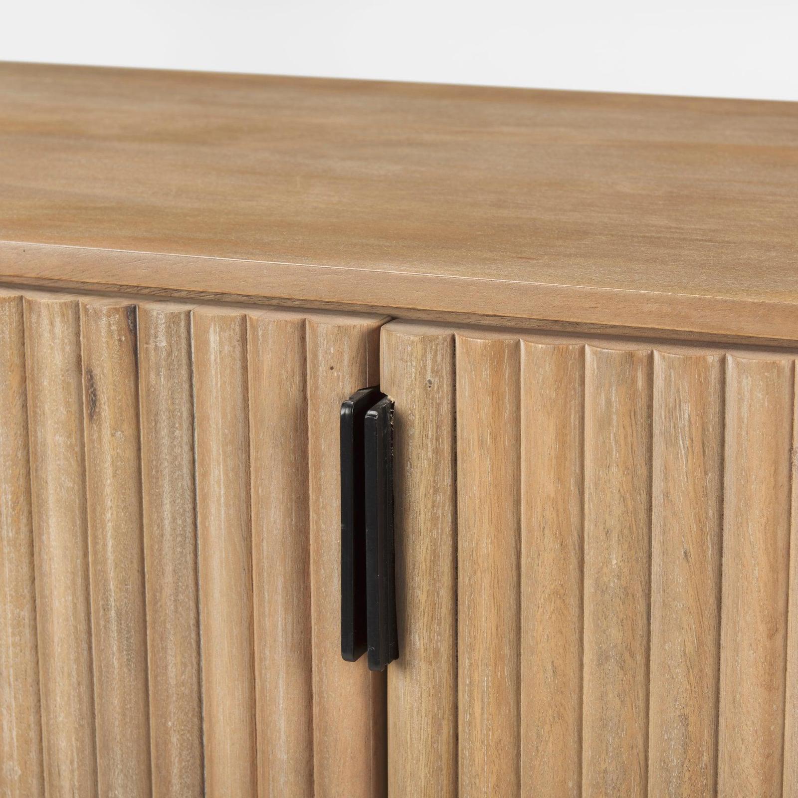 Mercana Terra Wood Fluted Sideboard