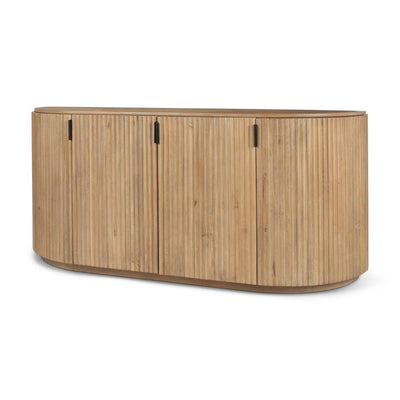 Mercana Terra Wood Fluted Sideboard