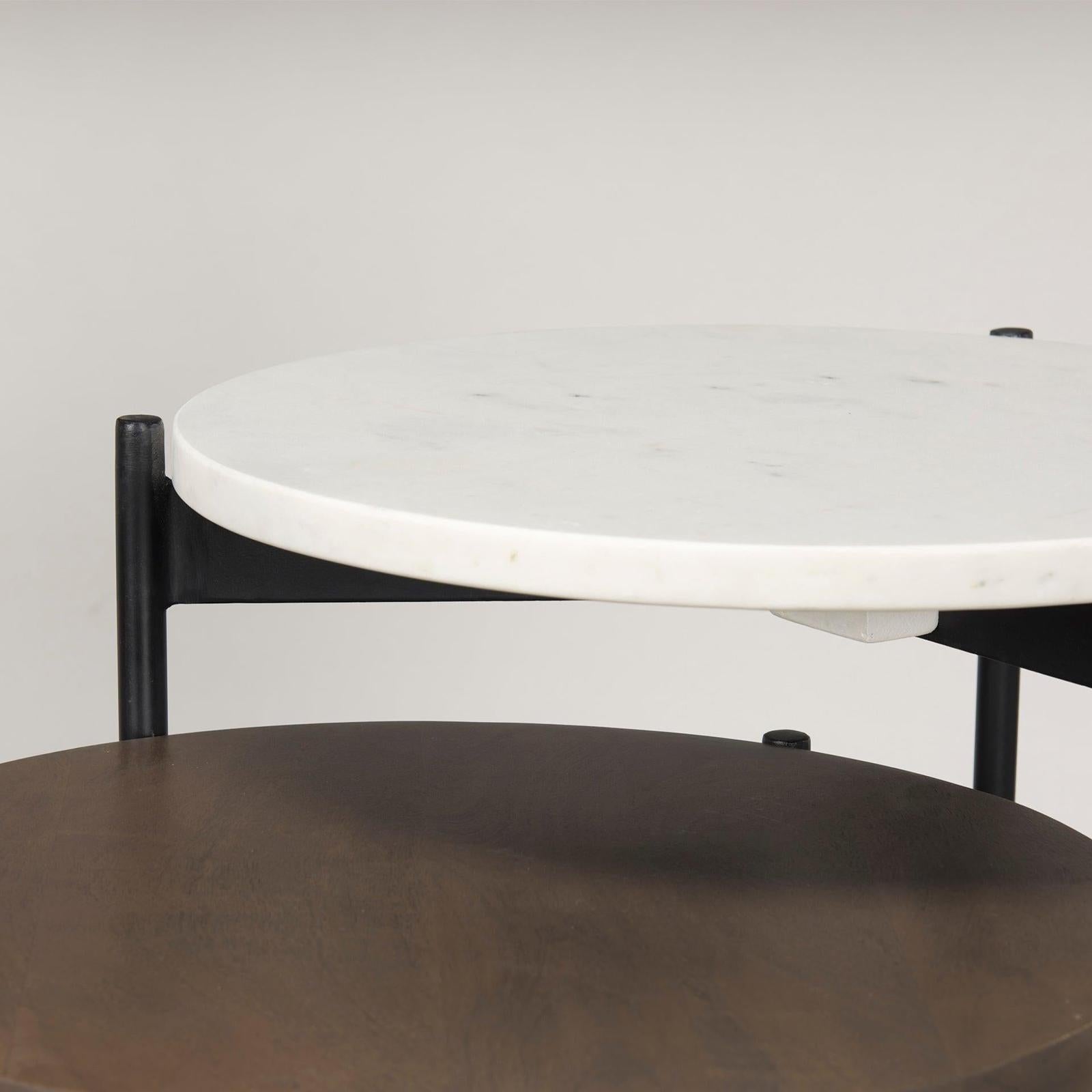 Mercana Larkin Marble & Nesting End/Side Tables