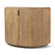 Mercana Terra Fluted 2-Door Wood Accent Cabinet