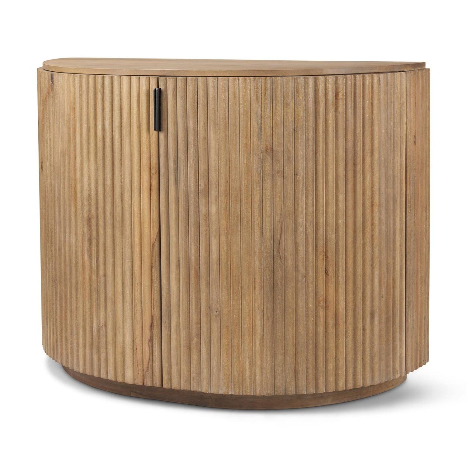 Mercana Terra Fluted 2-Door Wood Accent Cabinet