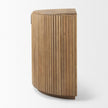 Mercana Terra Fluted 2-Door Wood Accent Cabinet