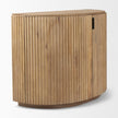 Mercana Terra Fluted 2-Door Wood Accent Cabinet