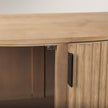 Mercana Terra Fluted 2-Door Wood Accent Cabinet