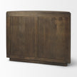 Mercana Terra Fluted 2-Door Wood Accent Cabinet