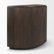 Mercana Terra Fluted 2-Door Wood Accent Cabinet