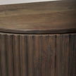 Mercana Terra Fluted 2-Door Wood Accent Cabinet