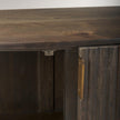 Mercana Terra Fluted 2-Door Wood Accent Cabinet