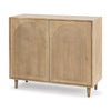 Mercana Tucker Wood w/ Carved Arch Pattern 2 Door Cabinet