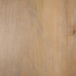 Mercana Terra Dark Brown Wood Round Fluted Dining Table