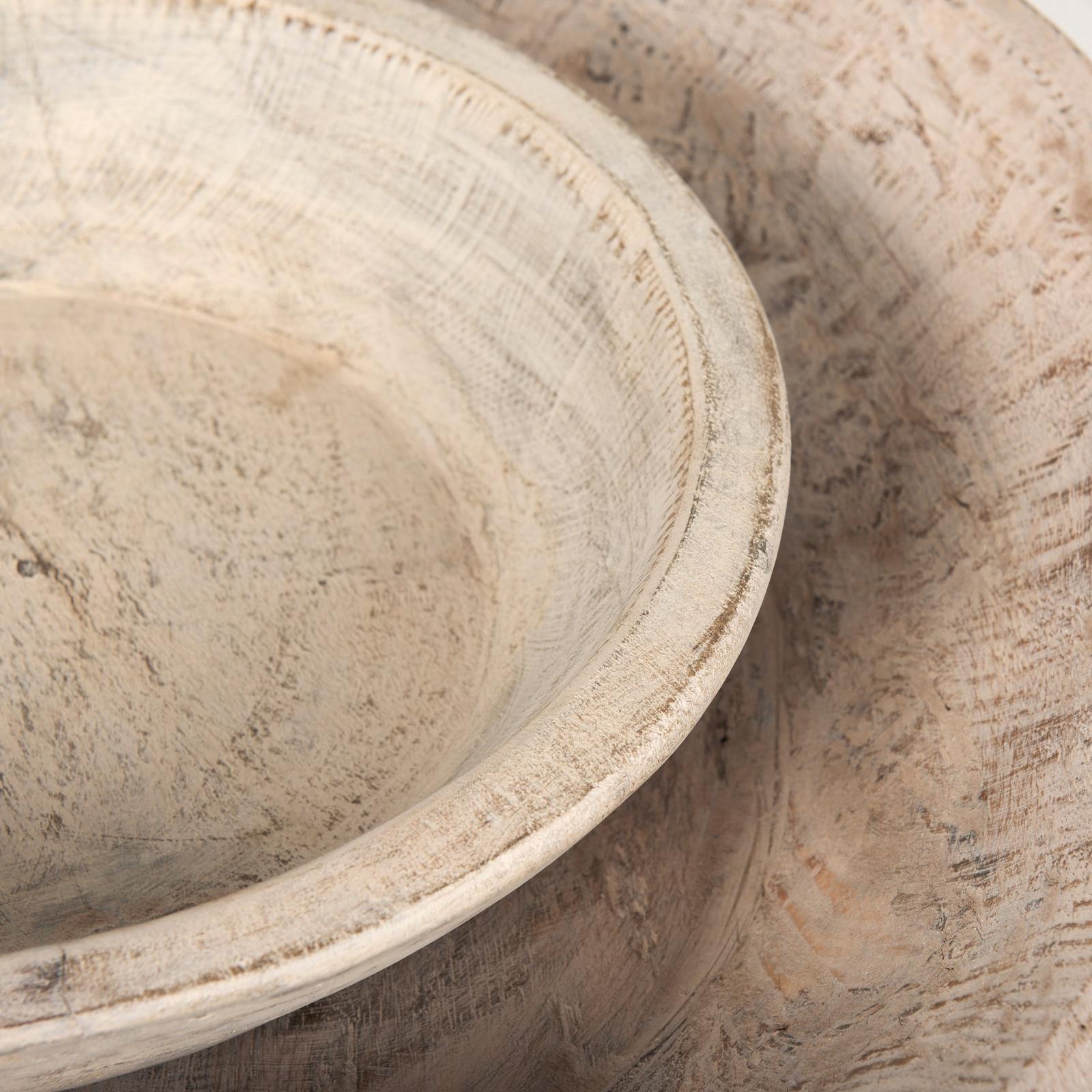 Mercana Nikita Large Reclaimed Wood Bowls- Set of 2