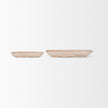 Mercana Athena Extra Large Reclaimed Wood Trays - Set of 2