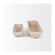 Mercana Athena Extra Large Reclaimed Wood Trays - Set of 2