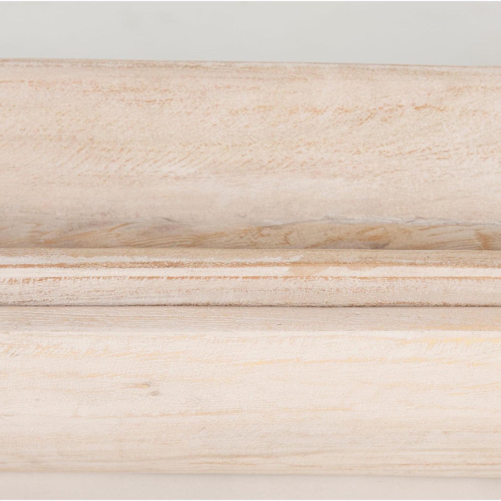 Mercana Athena Extra Large Reclaimed Wood Trays - Set of 2