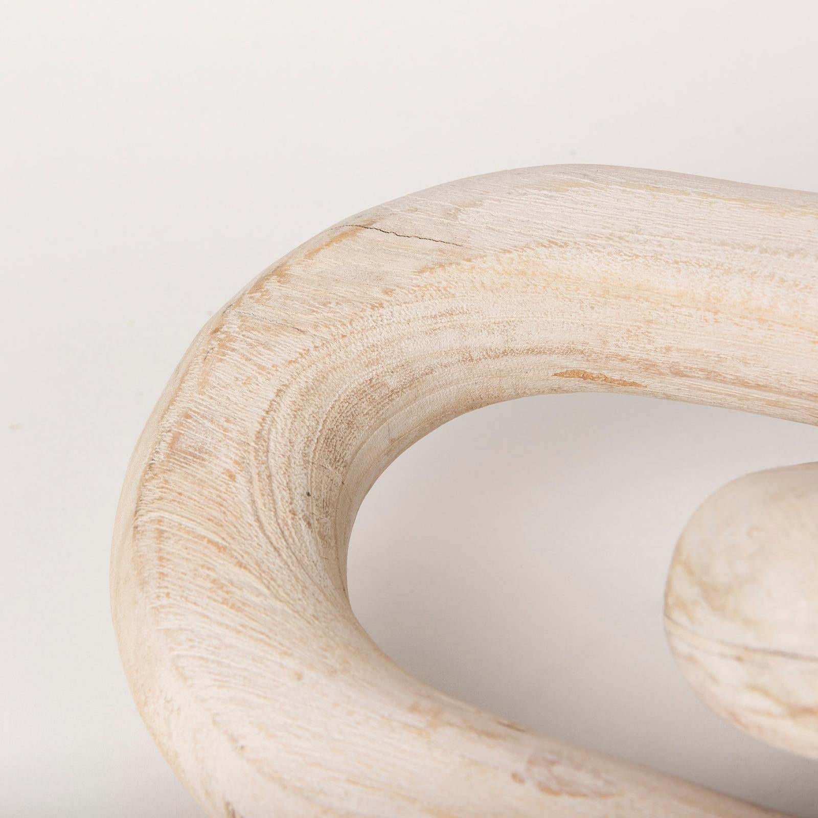 Mercana Tayla Large Wood Chain Link