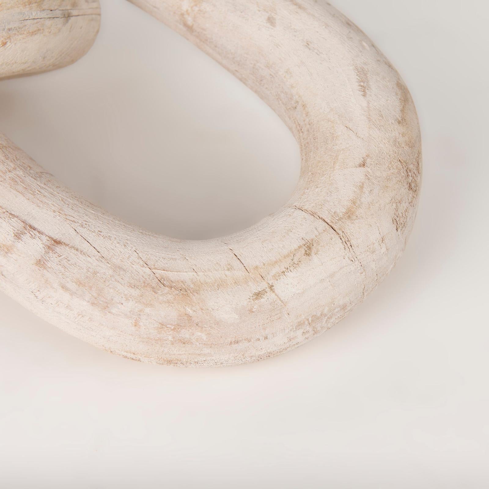 Mercana Tayla Large Wood Chain Link