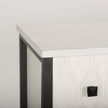 Mercana Savannah White Fir Veneer w/ Metal 6-Drawer Sideboard Clearance