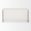Mercana Savannah White Fir Veneer w/ Metal 6-Drawer Sideboard Clearance