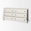 Mercana Savannah White Fir Veneer w/ Metal 6-Drawer Sideboard Clearance