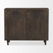 Mercana Tucker Wood w/ Carved Arch Pattern 2 Door Cabinet