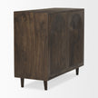 Mercana Tucker Wood w/ Carved Arch Pattern 2 Door Cabinet