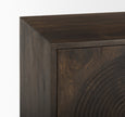 Mercana Tucker Wood w/ Carved Arch Pattern 2 Door Cabinet
